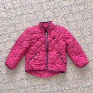 Polo Ralph Lauren pink jacket for 2 years girl
